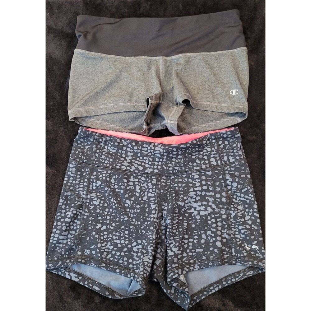 Set Of 2 Woman's Champion Athletic Shorts Size Medium